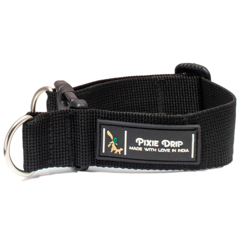 Pixie Drip Essentials All Black dog collar