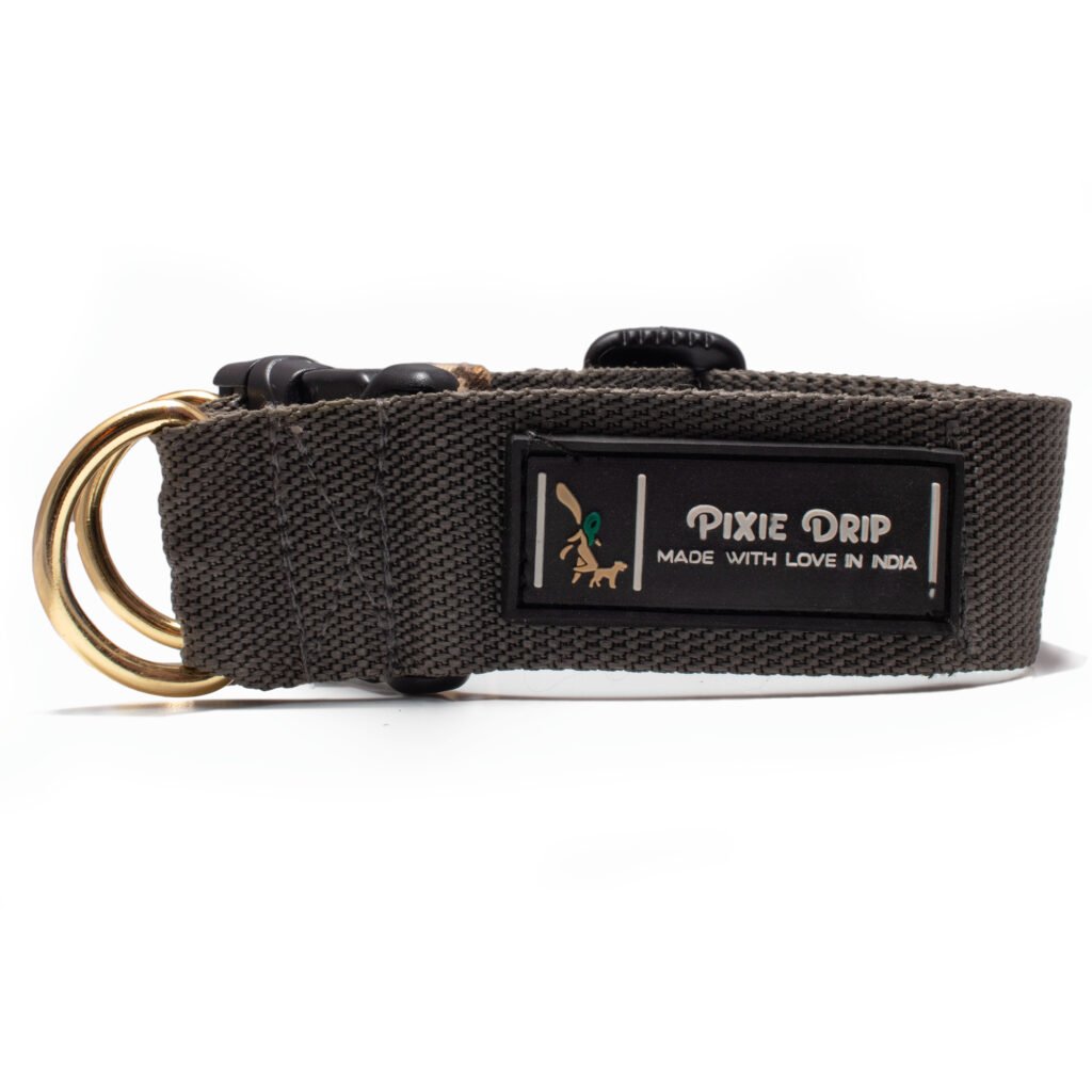 Pixie Drip Essentials, Oversized Dog Collar, Wilderness. 1.5 Inch Dog Collor