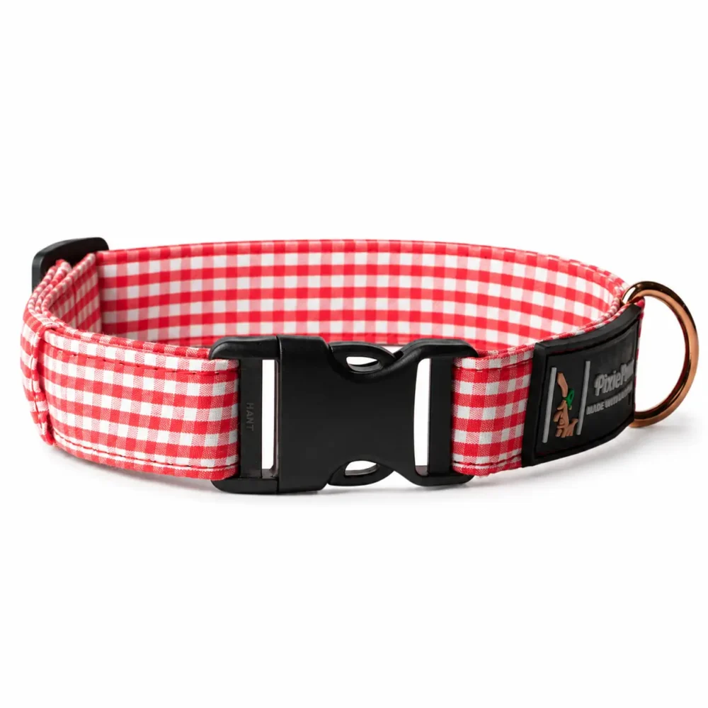 Picnic Plaid – Everyday Premium Cotton Dog Collar